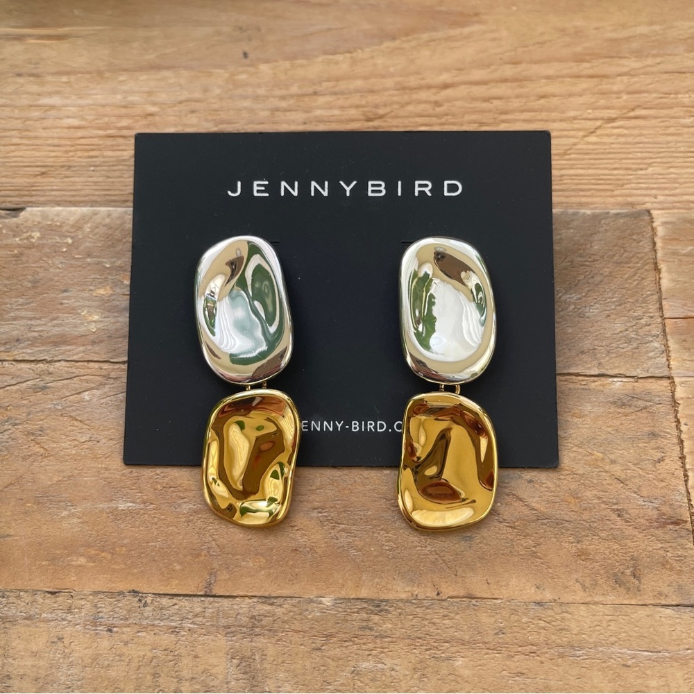 Jenny Bird Thea Two Tone Earrings